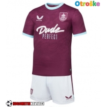 Otroške Nogometnih dresov Burnley Domači 2025-26 Kratki rokavi (+ hlače)